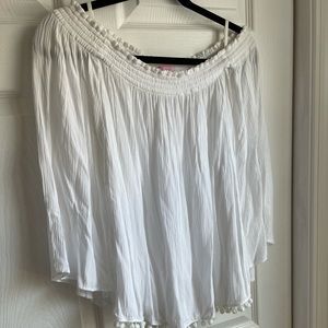 Lilly Pulitzer peasant top.